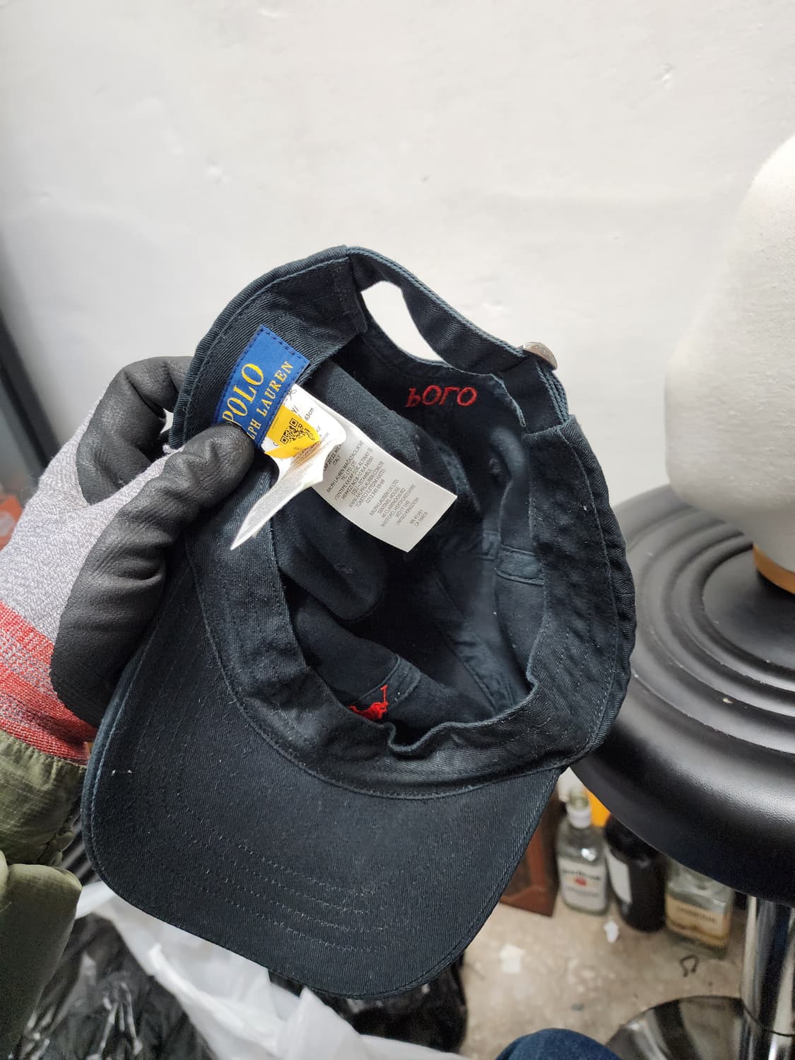 폴로 랄프로렌 블랙 볼캡 상품이미지5