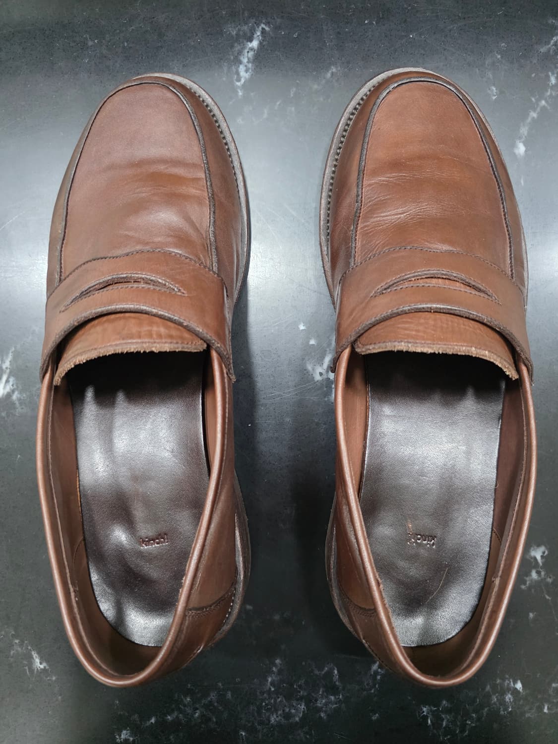 킨치 810 브라운 로퍼 280사이즈 판매 상품이미지1