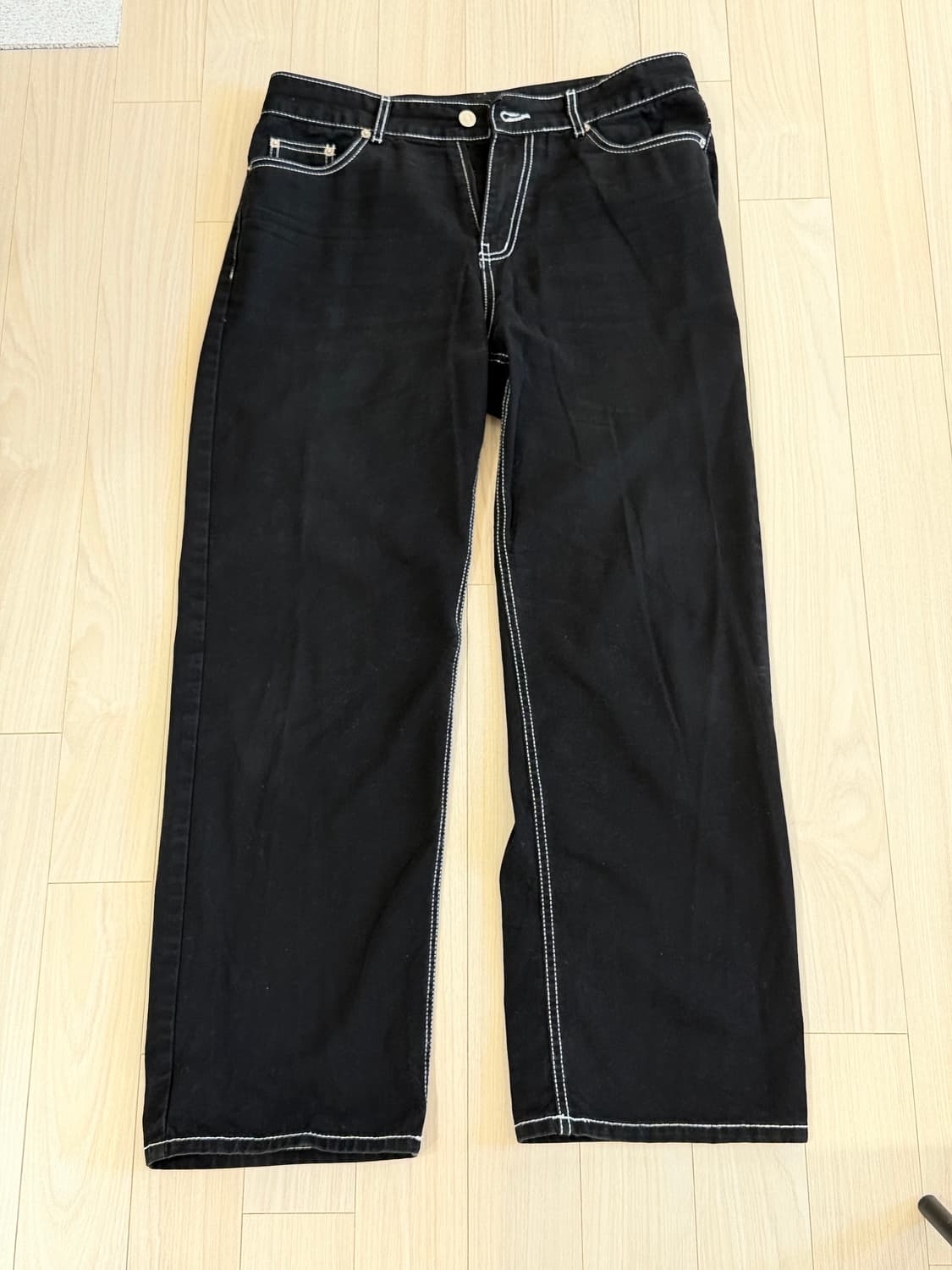 퍼블릭아이콘 와이드 코튼 팬츠 M 상품이미지1