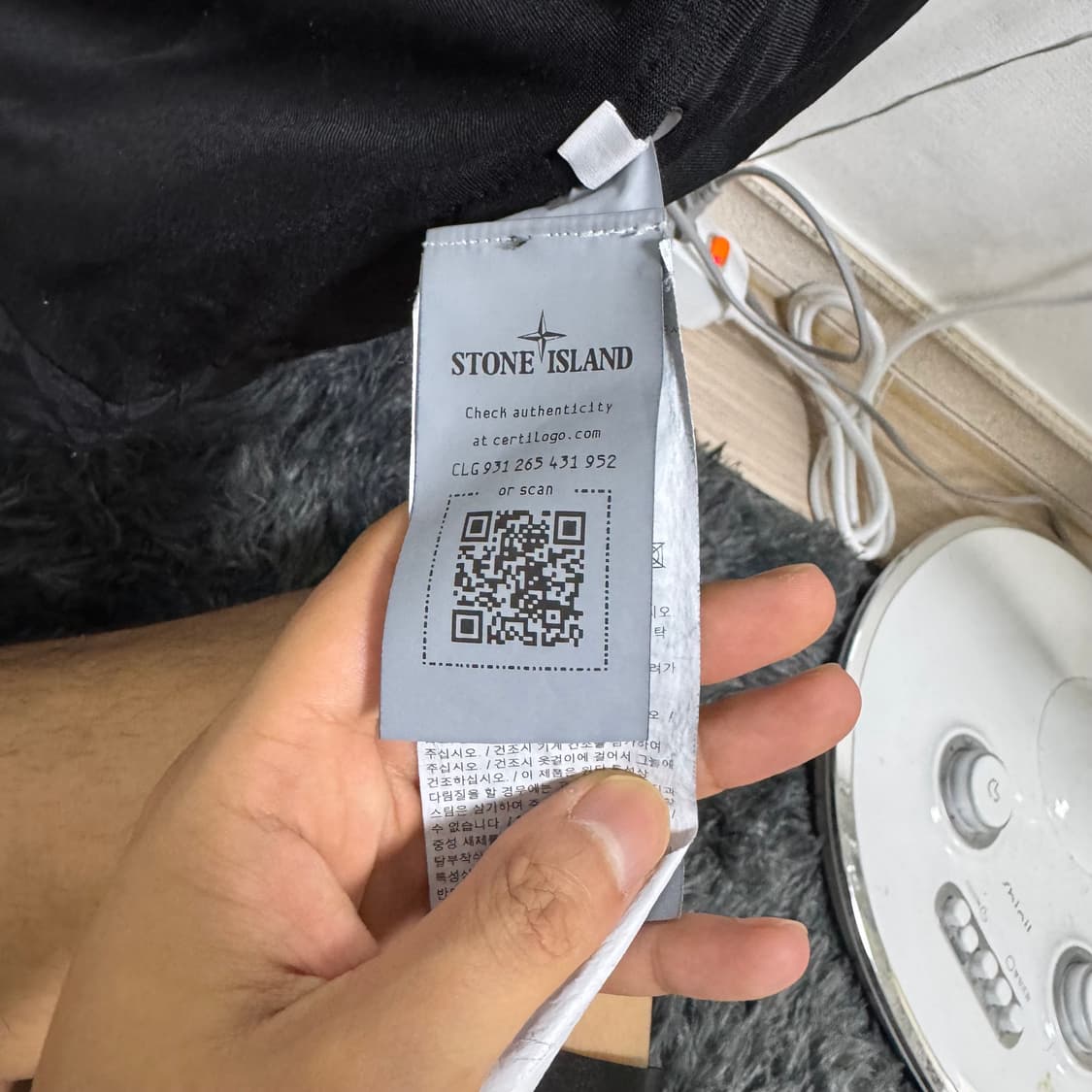 ⭐️급처⭐️스톤아일랜드 오버셔츠 나일론 XL 상품이미지4
