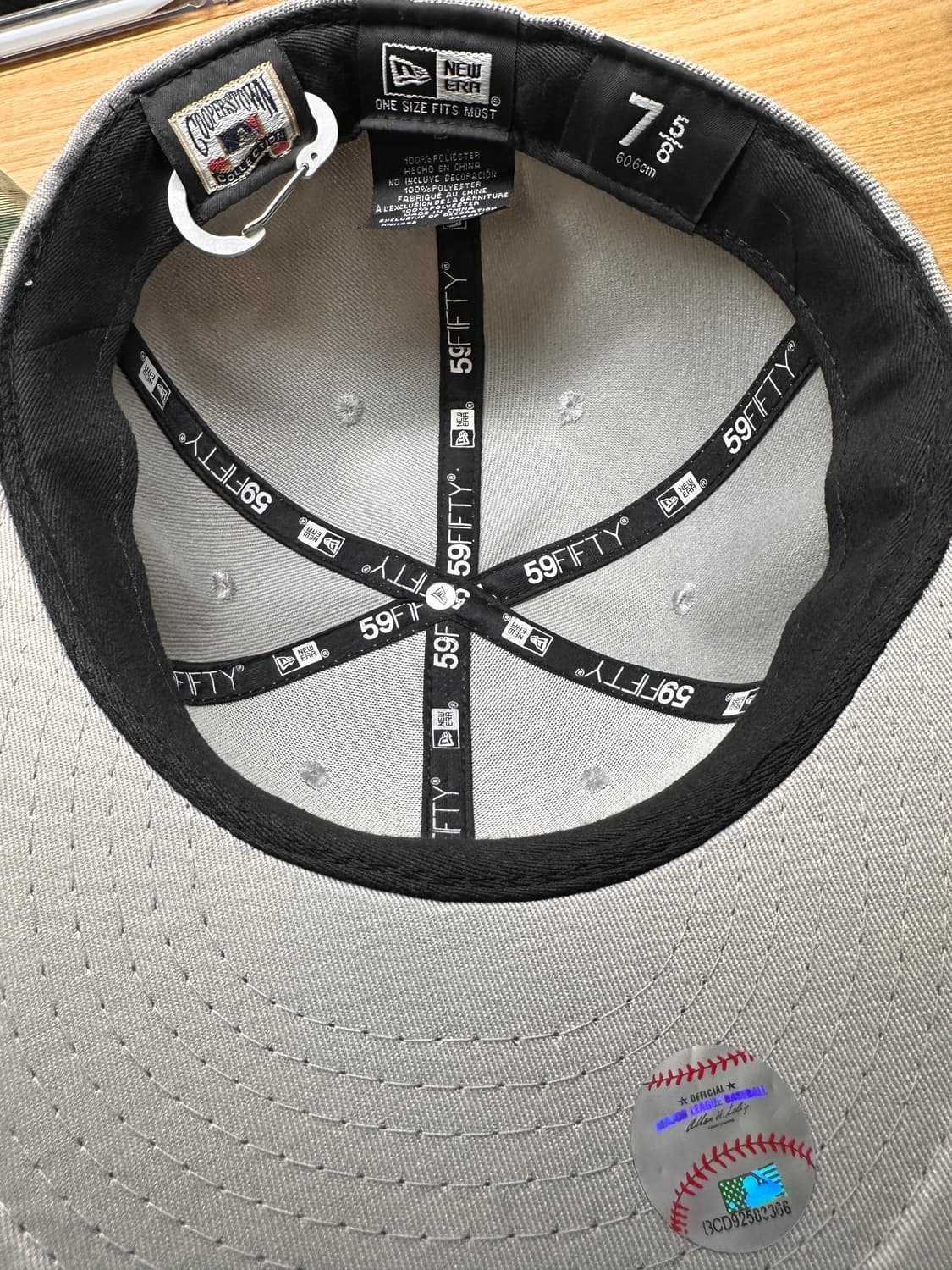 뉴에라 스냅백 3개 일괄 급처 (버건디,그레이,카모) 상품이미지7