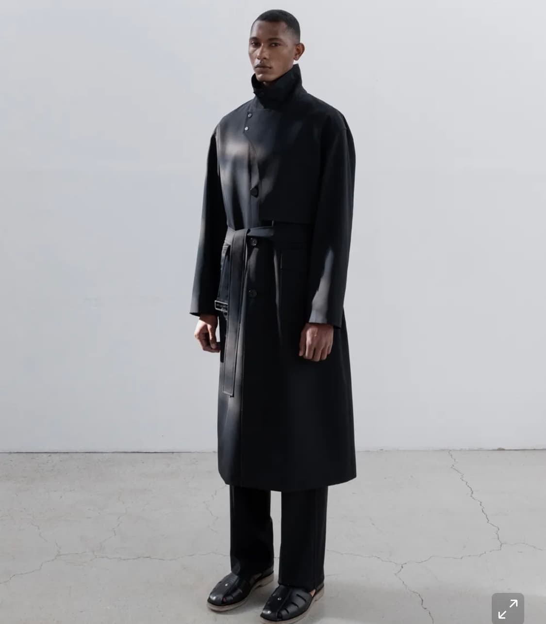 [L]인사일런스 울 싱글 트렌치코트 상품이미지1