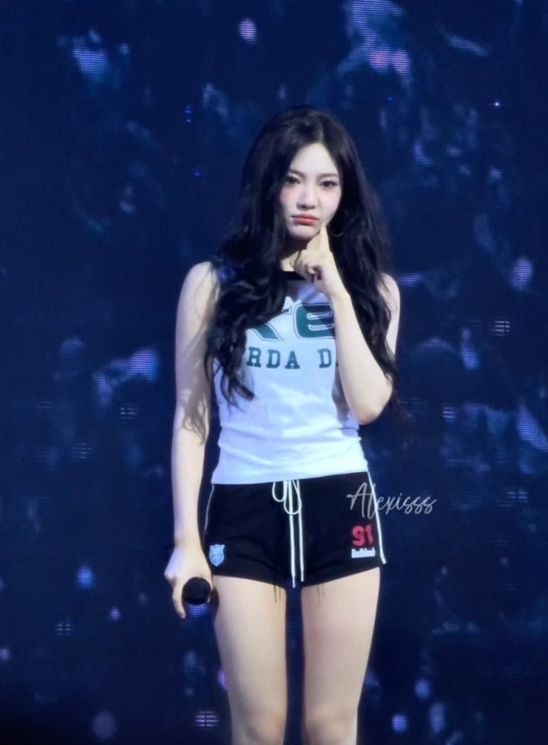 배드블러드 빈티지 클럽 보이 숏츠-블랙 상품이미지3