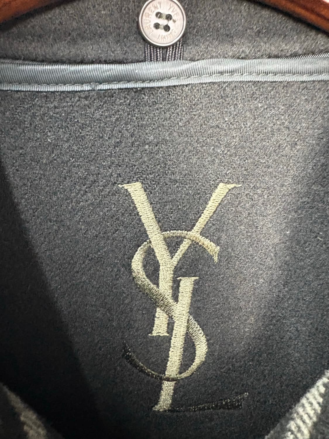 입생로랑 블랙 울 집업 자켓 A3210 상품이미지8