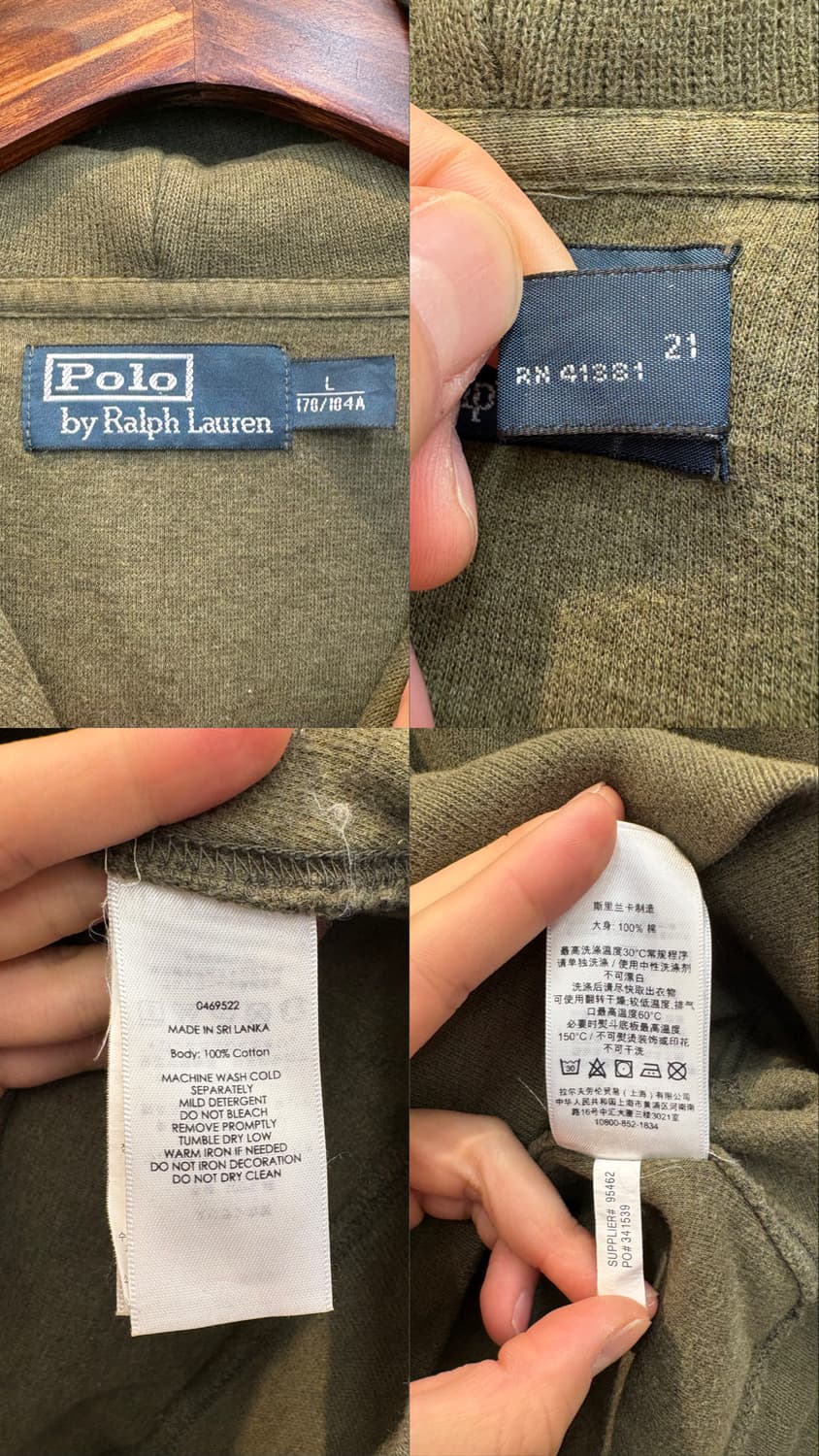 폴로 랄프로렌 엘보 패치 후드티 상품이미지10