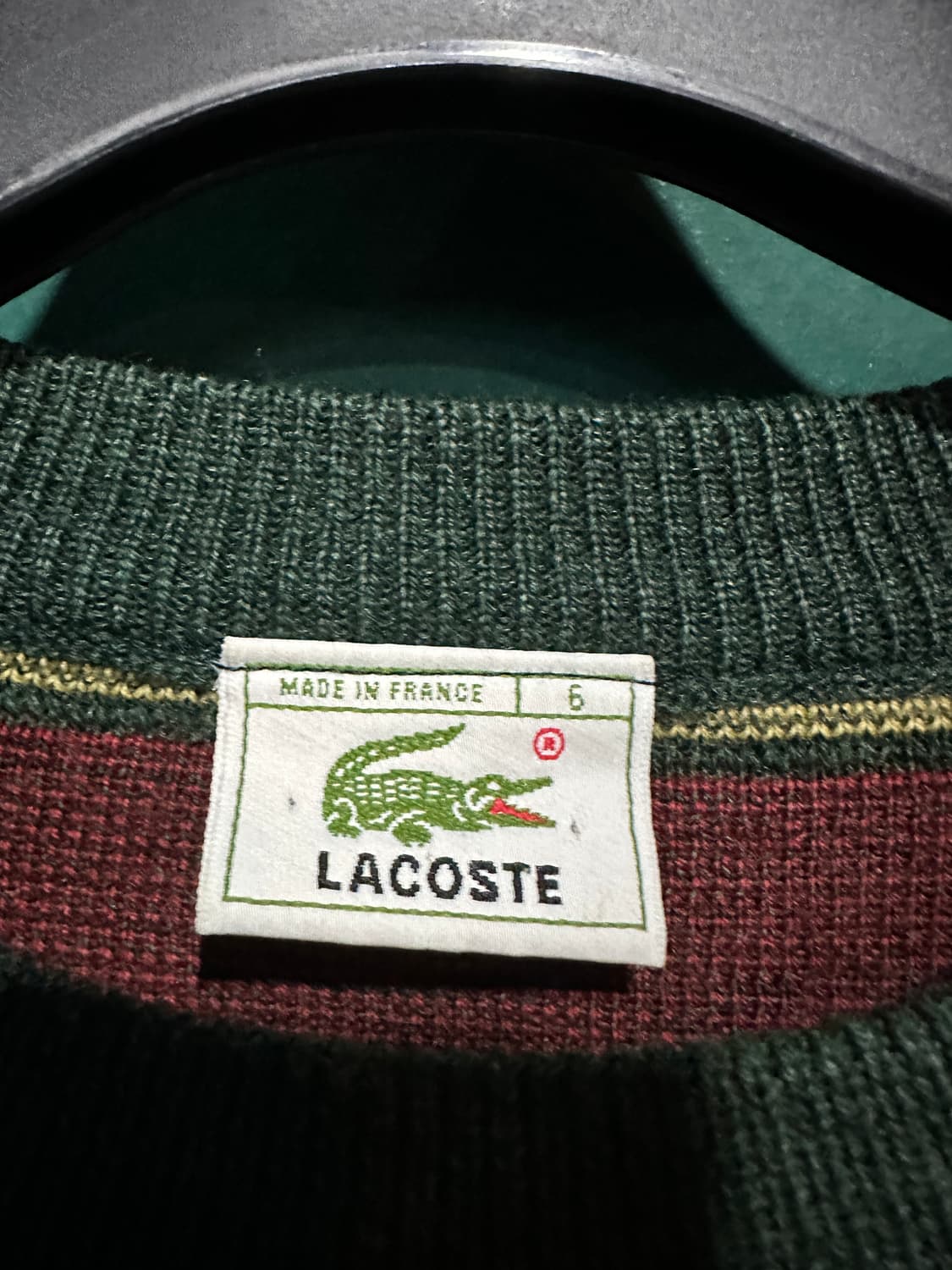 90s라코스테 프랑스생산 스웨터105 상품이미지4