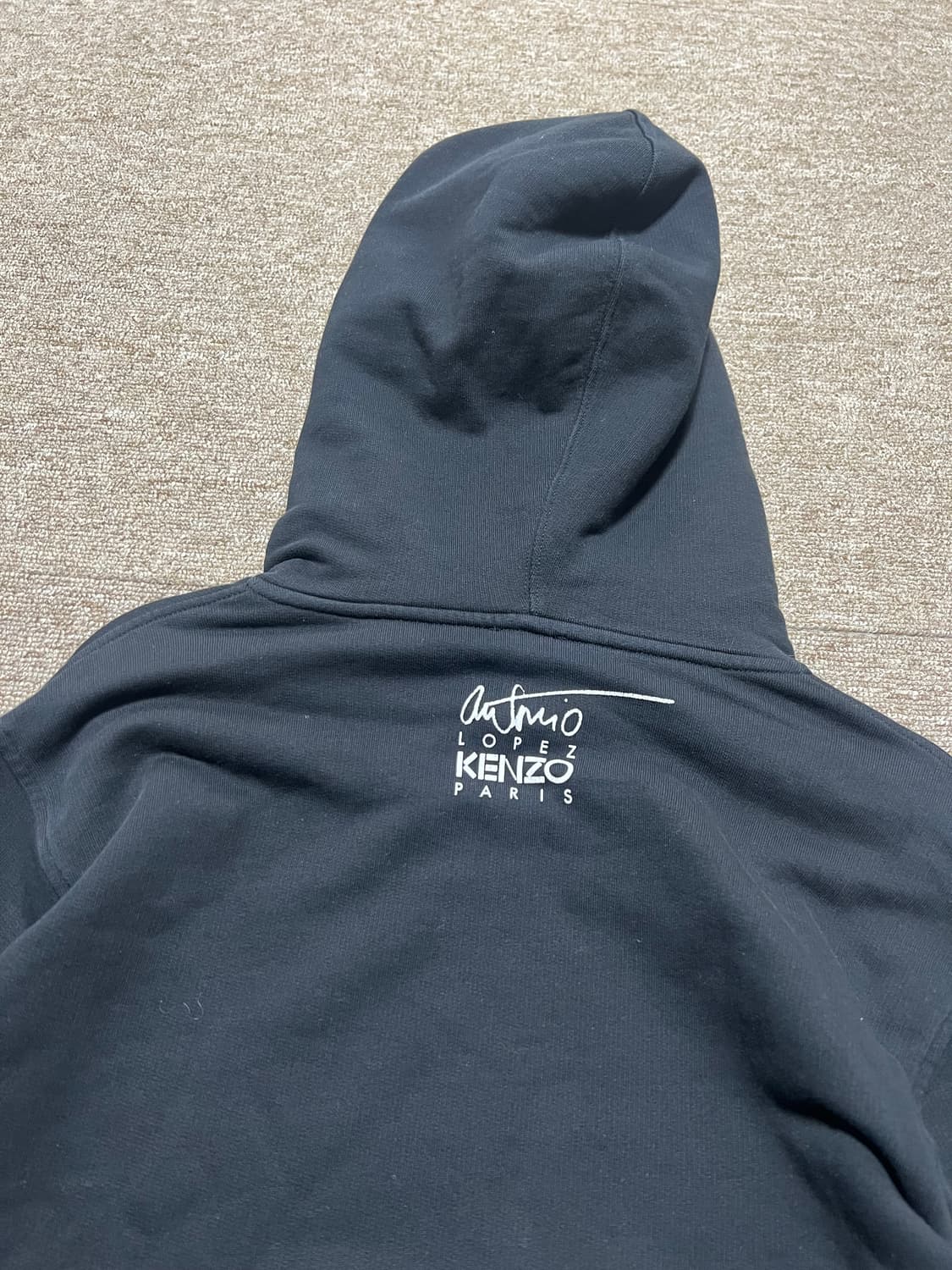 겐조 블랙 프린트 후드티 M 상품이미지7