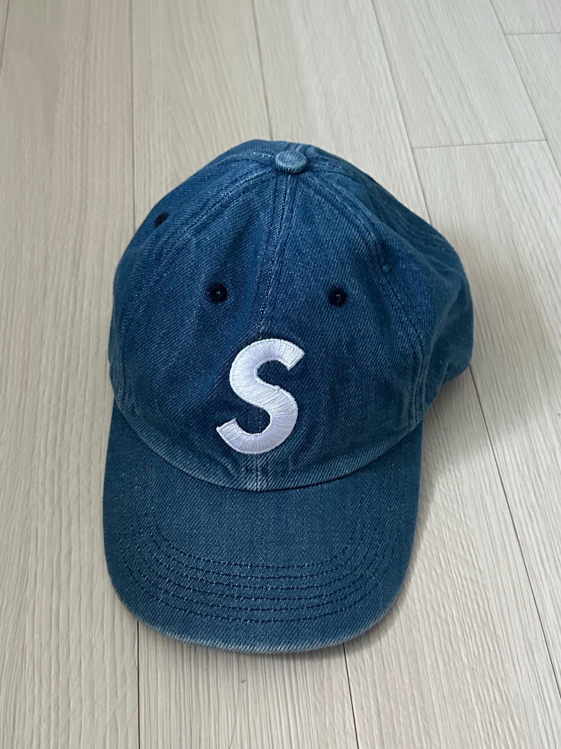 슈프림 피그먼트 s로고 데님 모자 상품이미지2