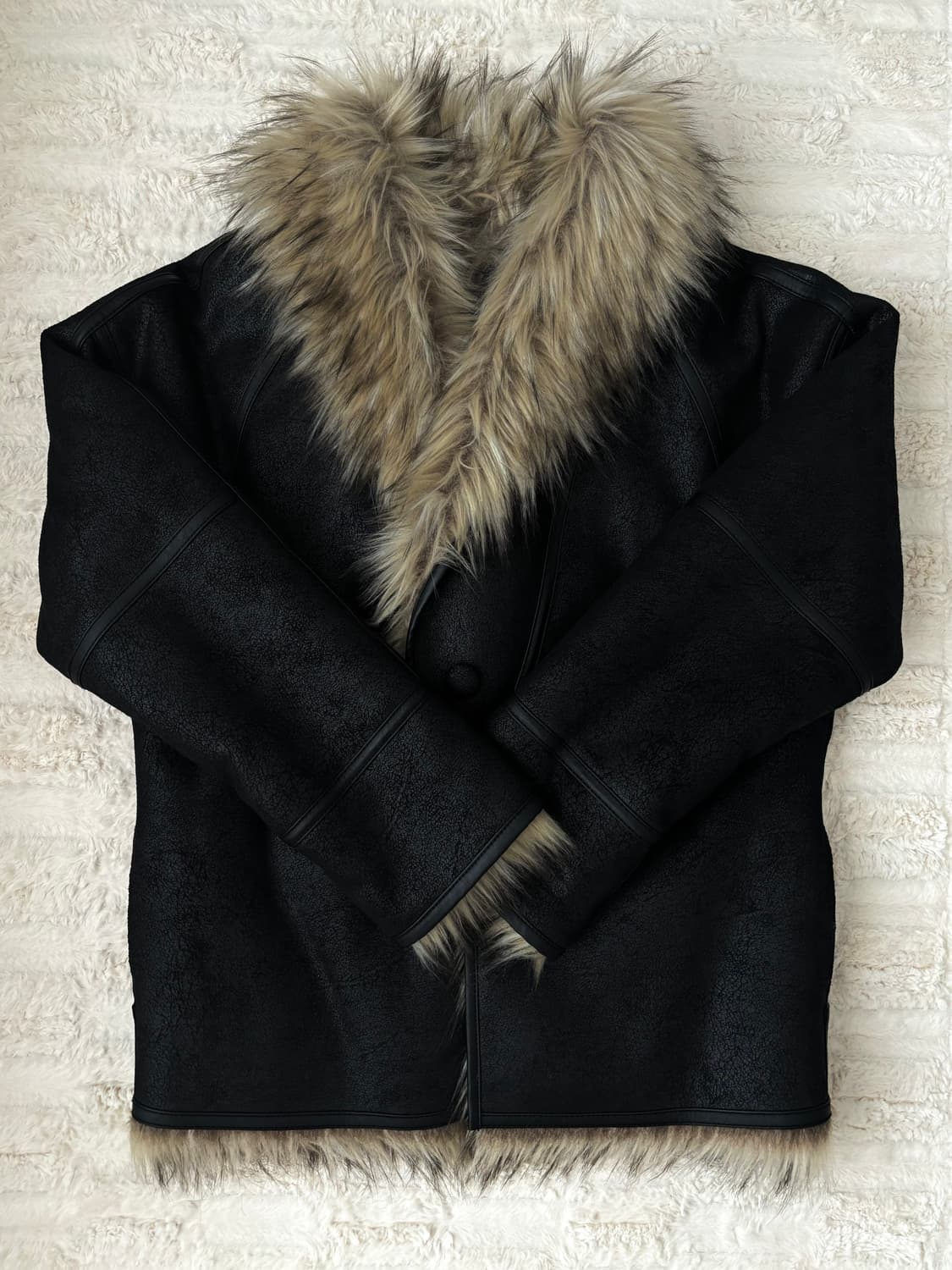 오픈와이와이 폭스 퍼 리버시블 자켓 상품이미지6