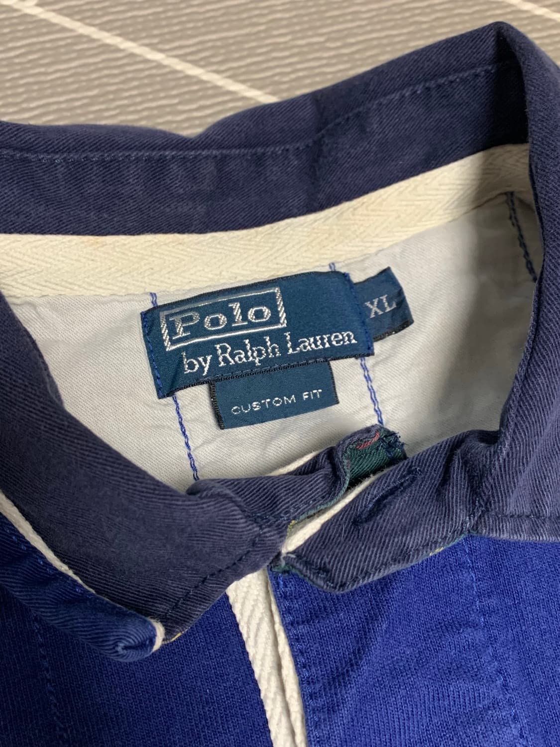 폴로 빅포니 긴팔 블루 럭비티 상품이미지6