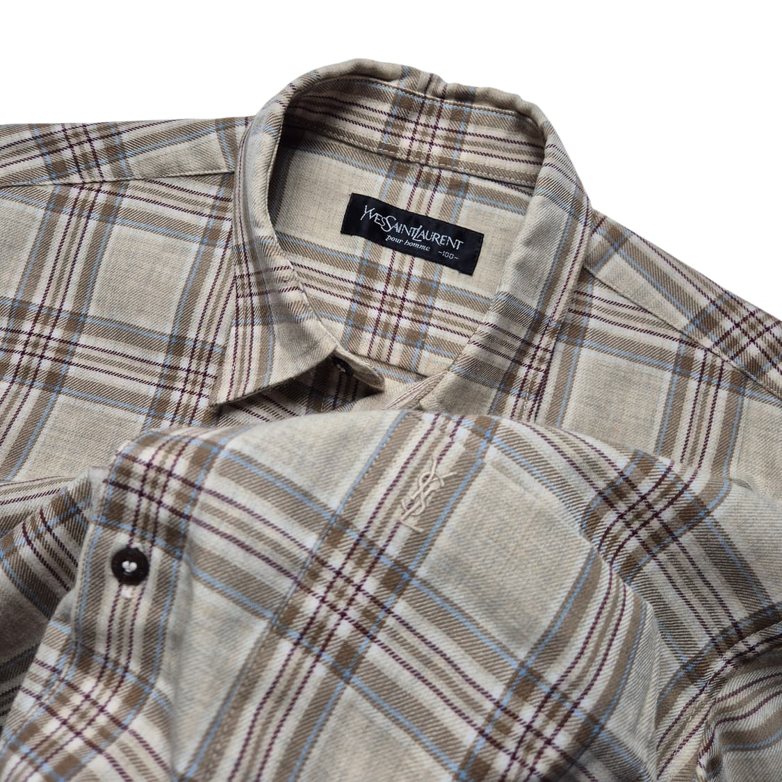 [100] 입생로랑 체크셔츠 상품이미지1