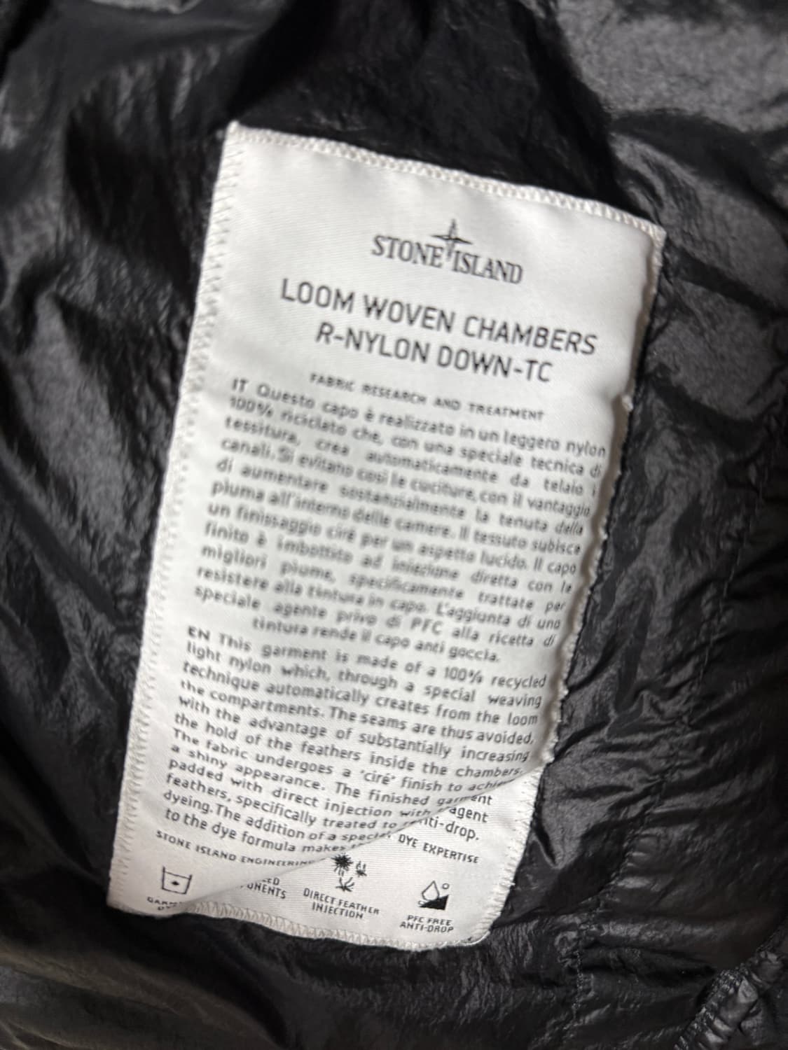 스톤아일랜드 경량패딩(M) 상품이미지4