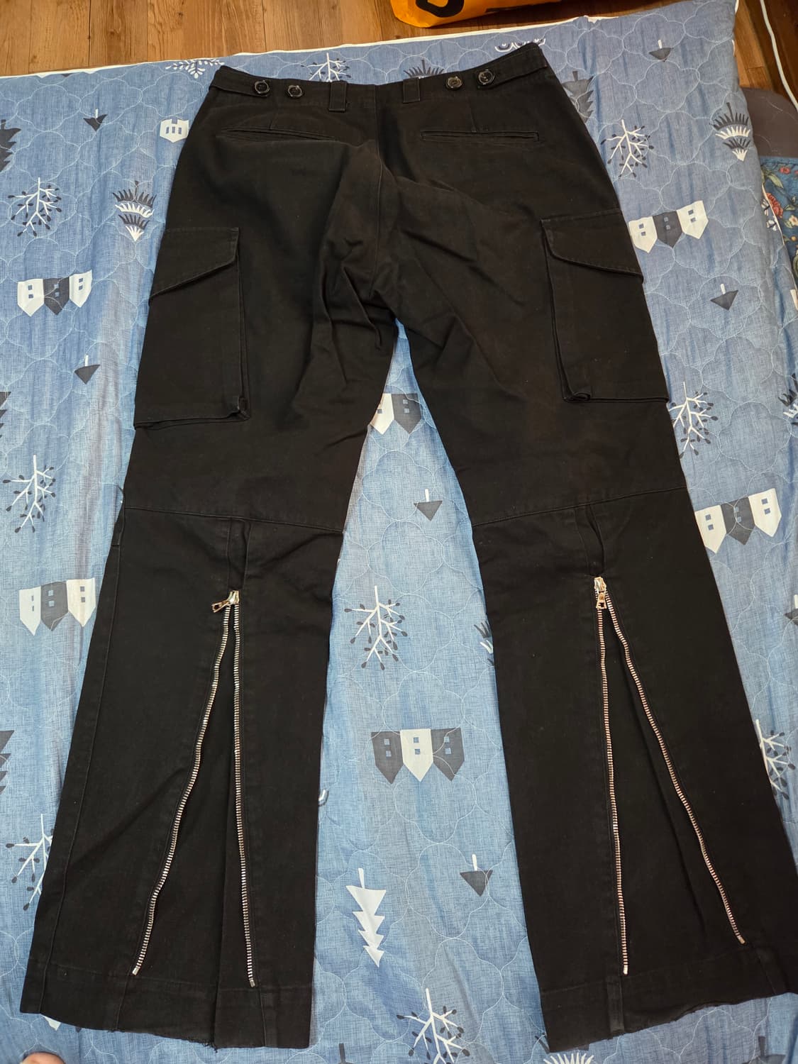 [M] 커마웨어 백지퍼 카고 블랙 cmmawear 상품이미지3