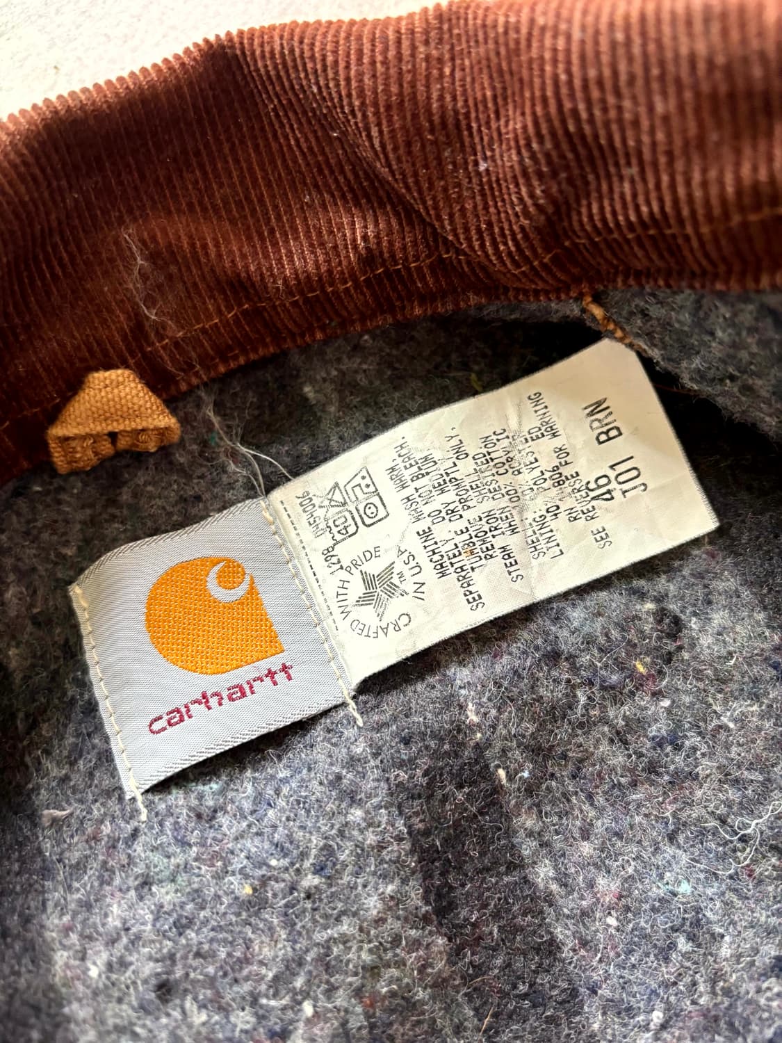 90~00's 칼하트 J97 디트로이트 자켓 46(105~110) 상품이미지9