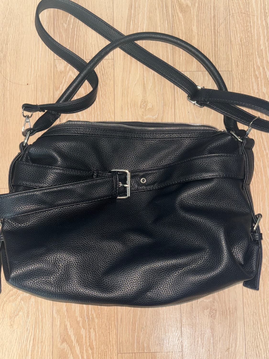 블랙 빈티지 숄더백 상품이미지1