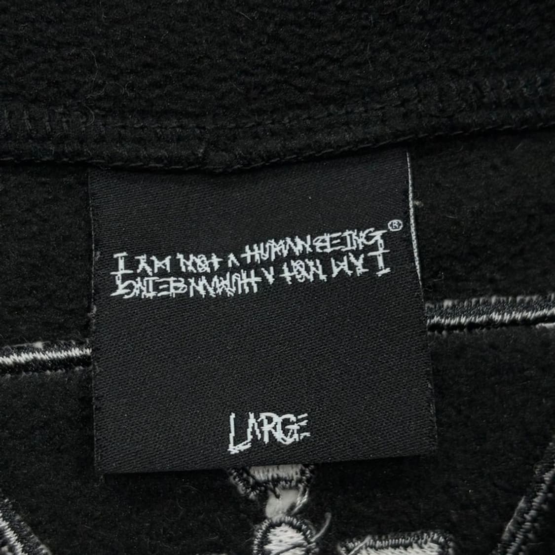 아임낫어휴먼비잉 하프집업 플리스 v2293 상품이미지6