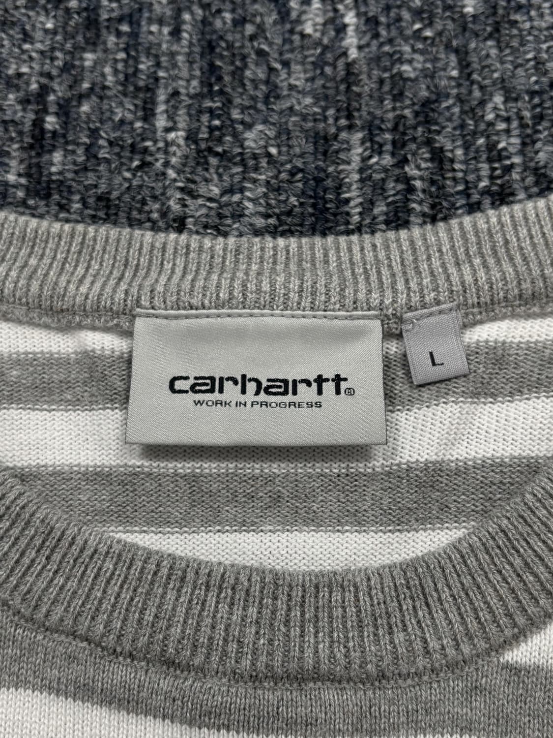 칼하트 그레이 스트라이프 니트 상품이미지6