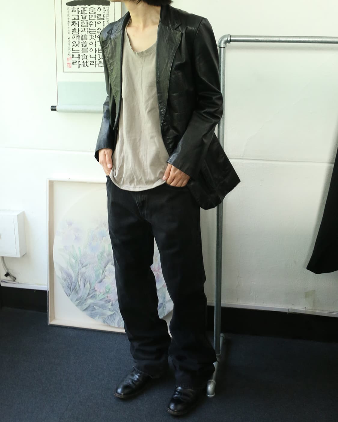 갭 블랙 부츠컷 팬츠 상품이미지2