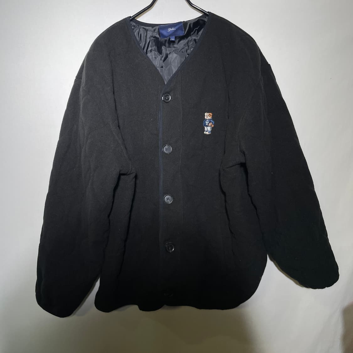 2XL)예일 로고 깔깔이 후리스 점퍼 상품이미지2