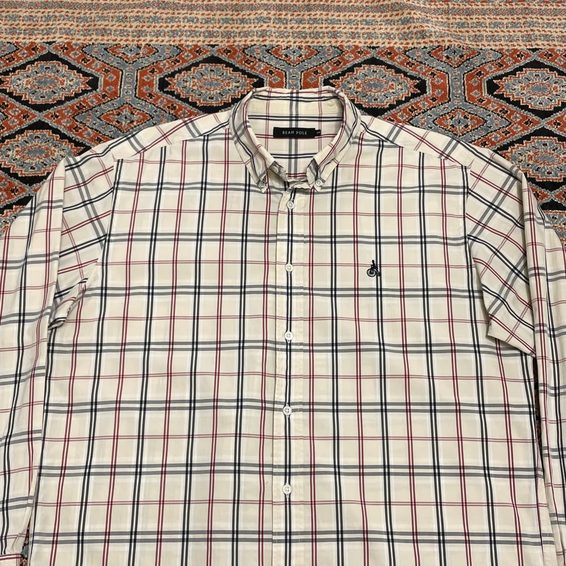 빈폴 베이지 체크 셔츠 남성105 상품이미지2