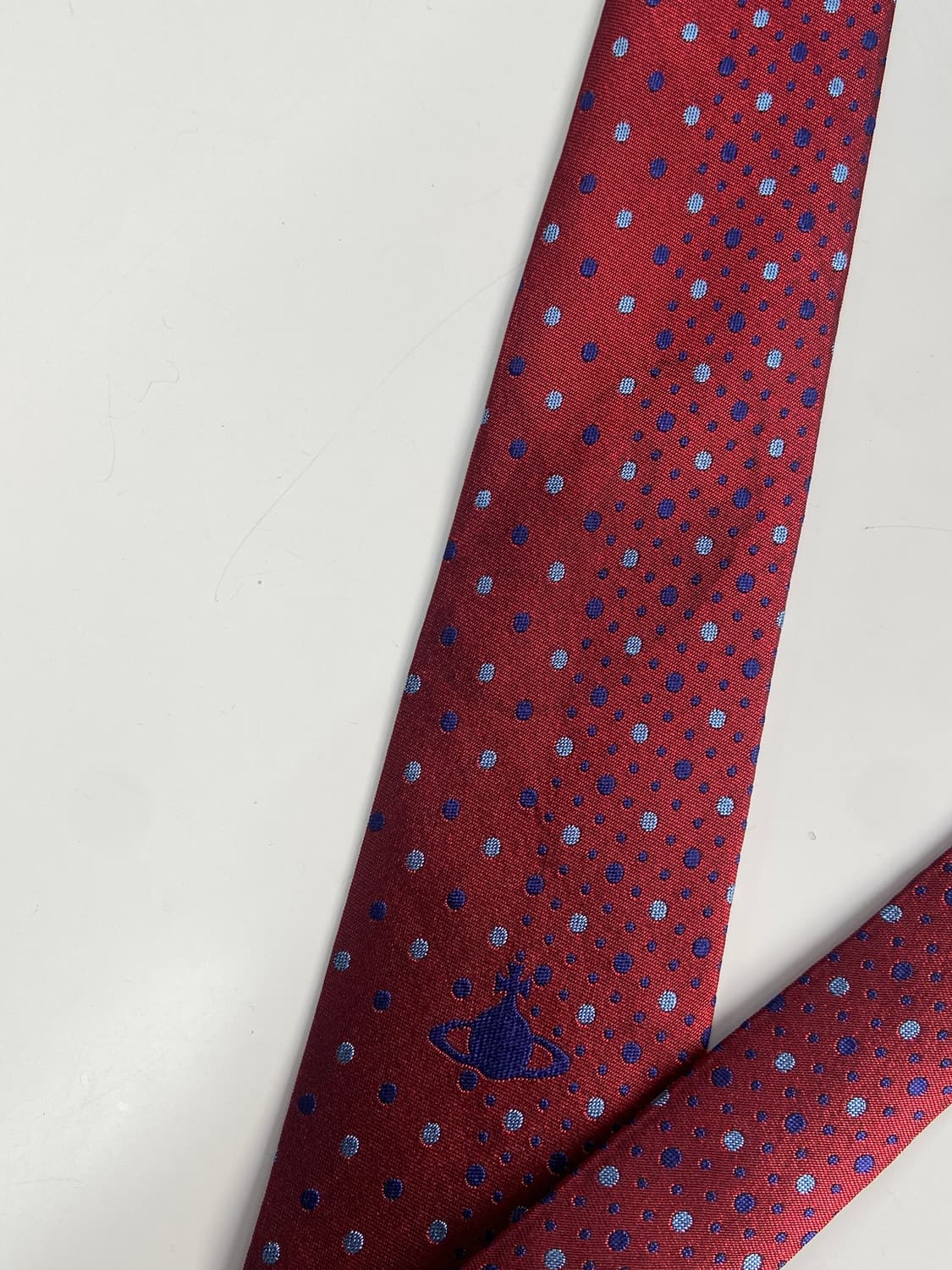 비비안웨스트우드 정품 명품 우주선로고넥타이(Vivienne) 상품이미지8