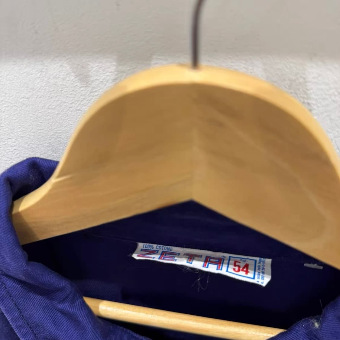 50s-80s 프렌치 워크자켓  (선 페이드 / 인디고 블루) 상품이미지4