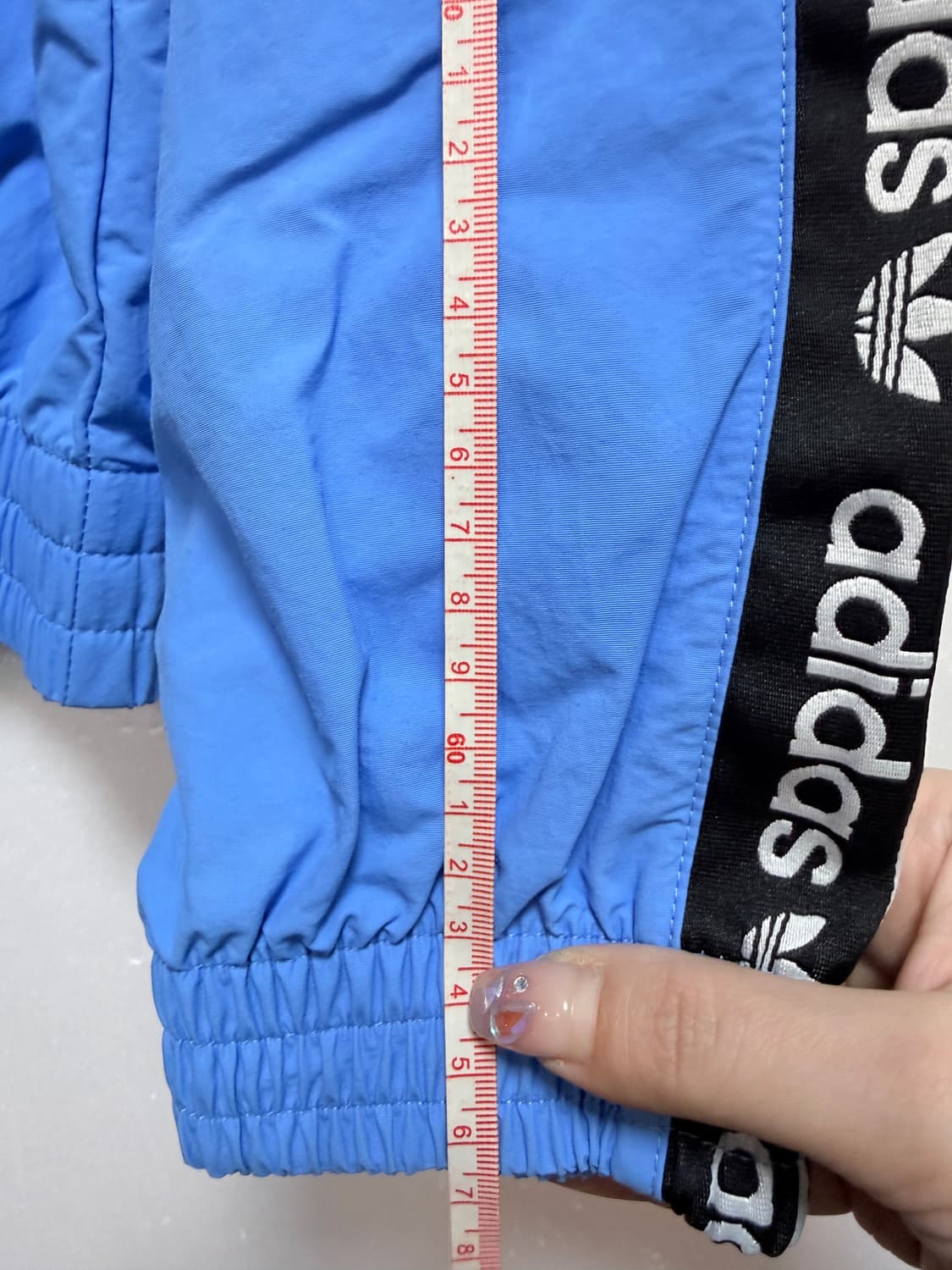 아디다스 우븐 밴딩로고 바람막이 M 상품이미지9