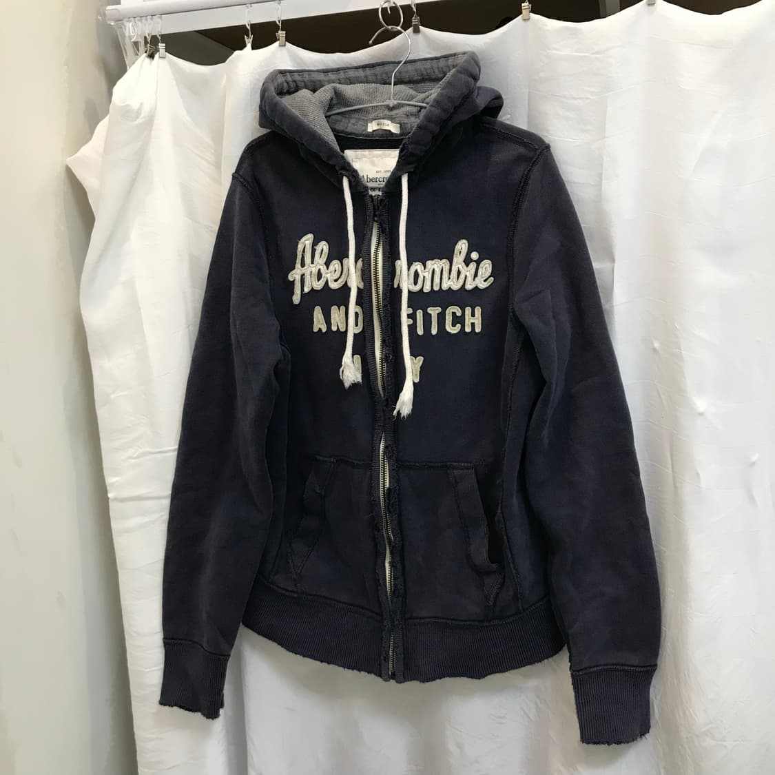 Abercrombie 아베크롬비 데미지 기모 후드집업 상품이미지3