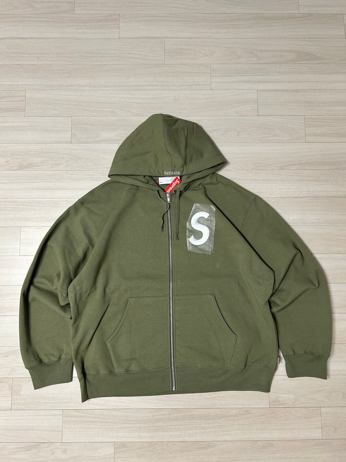 (XL) 슈프림 s로고 후드 집업 -24fw 상품이미지1