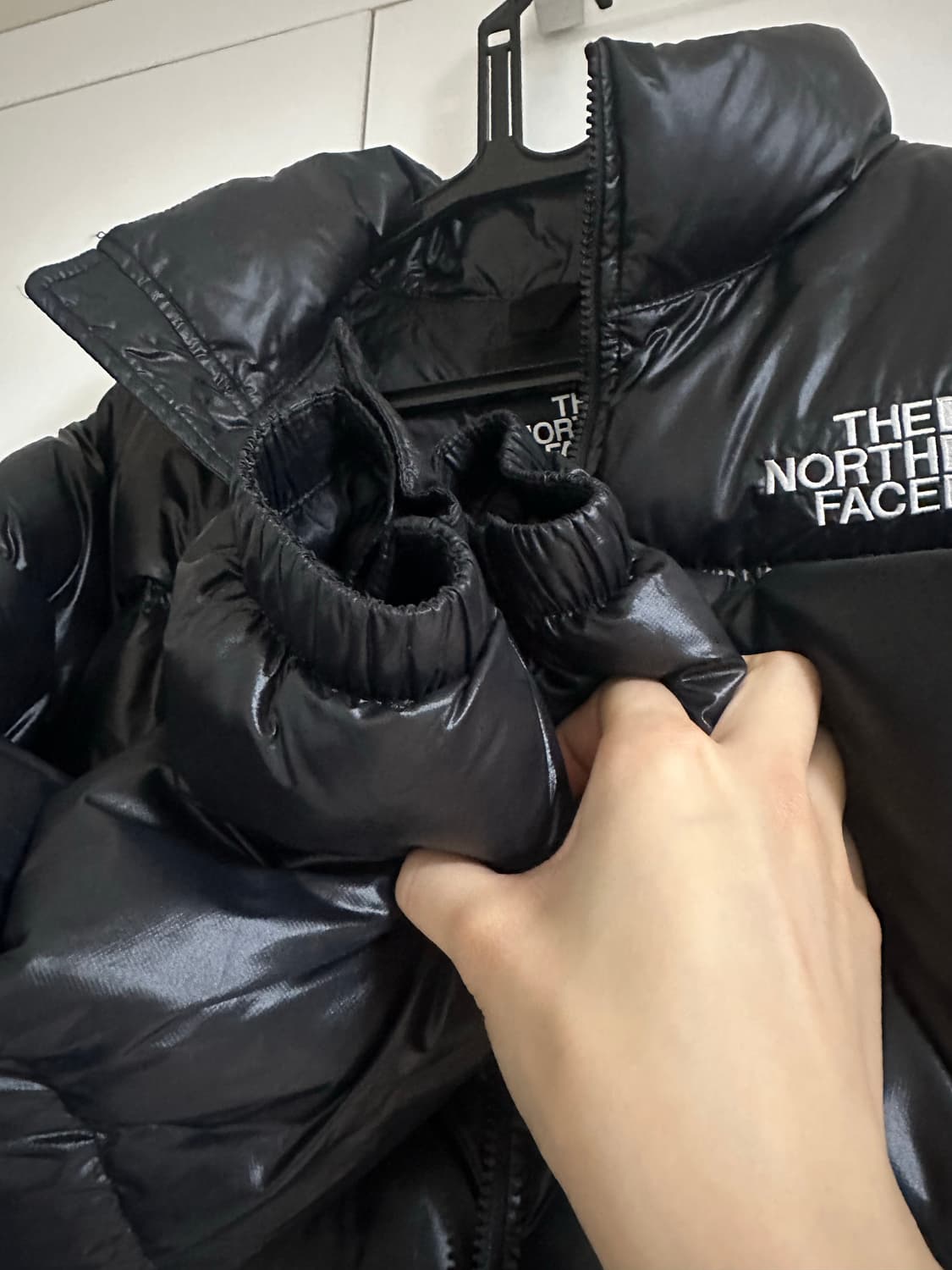 노스페이스 눕시 숏 자켓 블랙 사이즈 L 노페 숏패딩 크롭 패딩 nj1d 상품이미지4