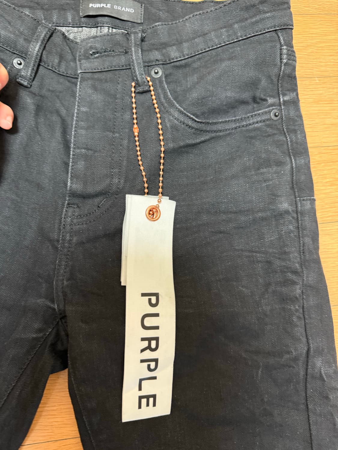 퍼플브랜드 청바지(퍼플진)Purple Brand 블랙 데님 청바지 상품이미지4