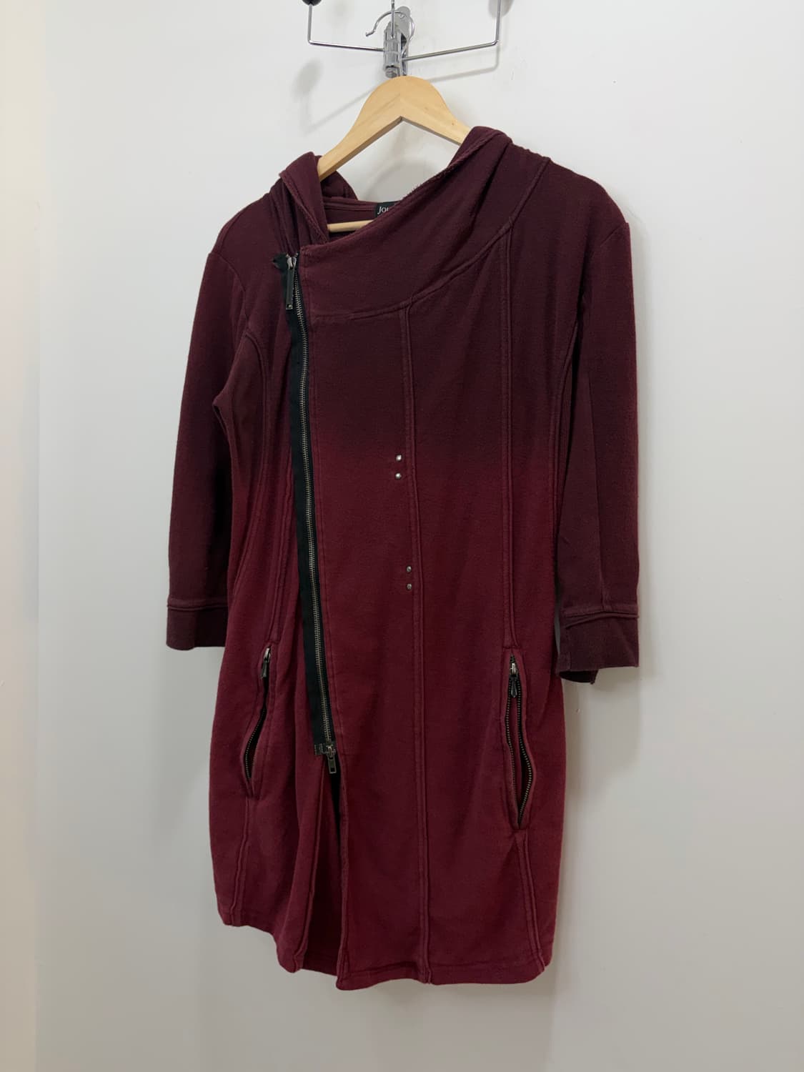 Johnny Wolf 언발란스 고딕 롱 후드 자켓 상품이미지5