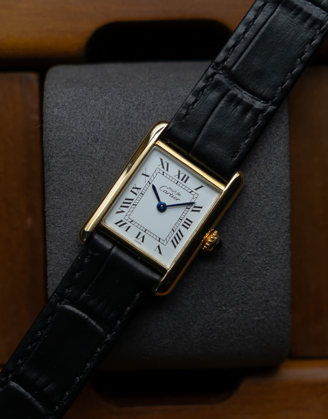 까르띠에 머스트 탱크 sm 쿼츠 시계 상품이미지1