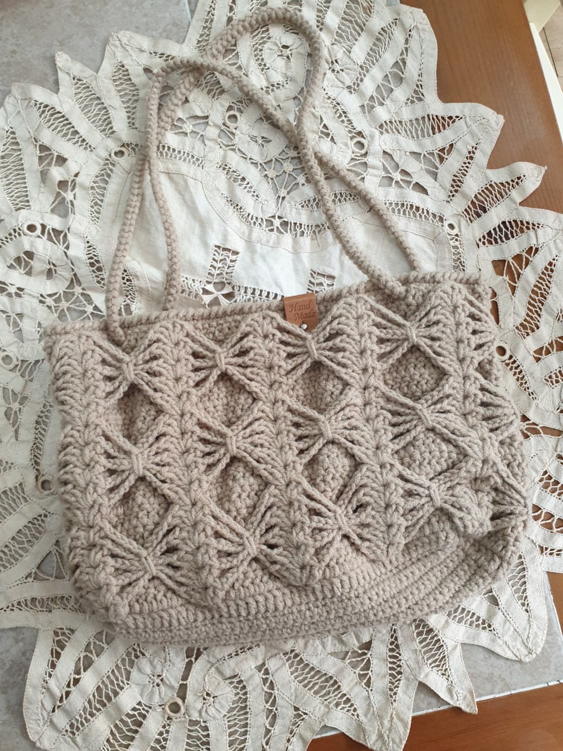 핸드메이드 뜨개가방 상품이미지1