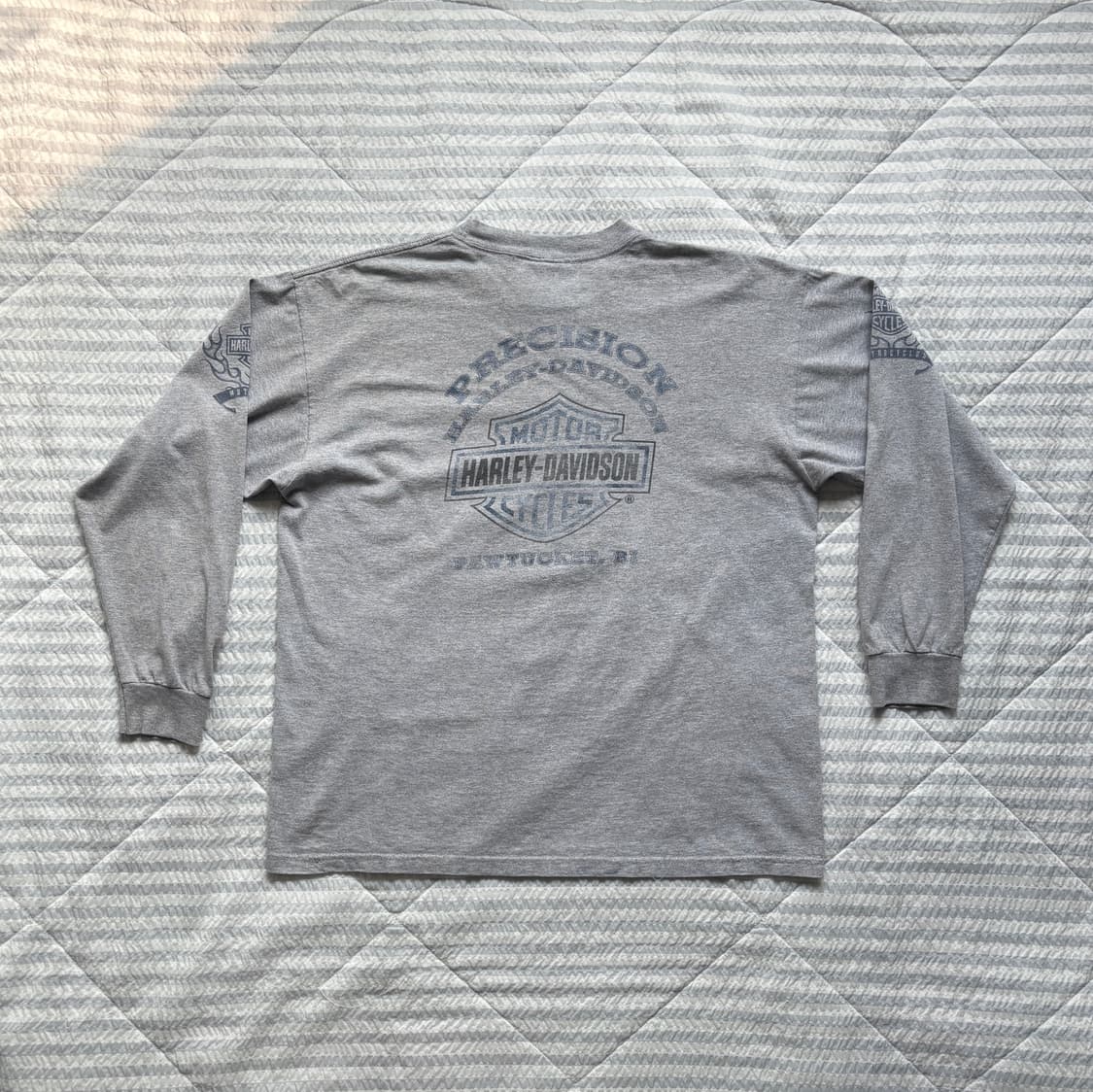 빈티지 할리데이비슨 플레임 롱슬리브 티셔츠 상품이미지2