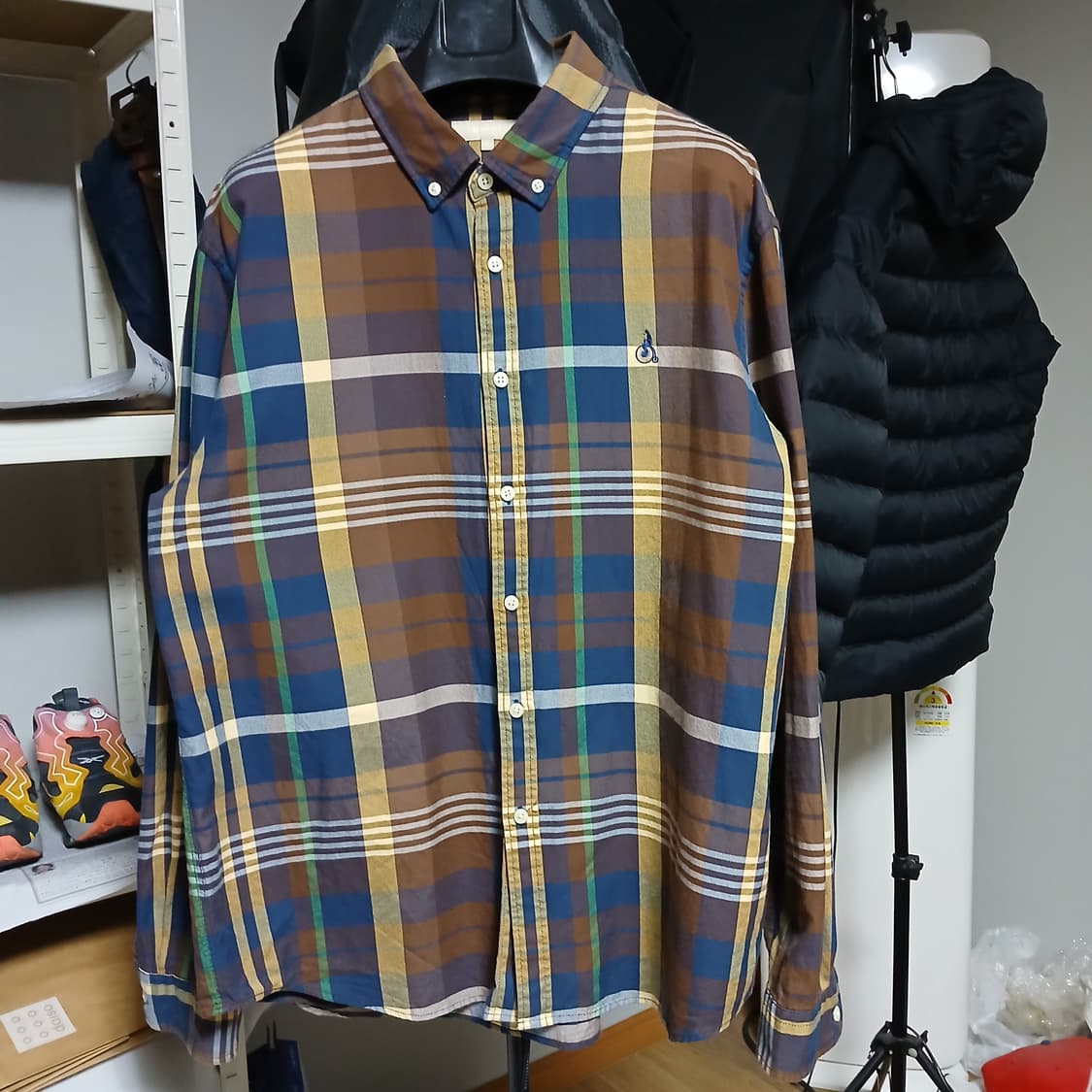 빈폴 삼성물산 beanpole 체크 셔츠 남방 상품이미지5