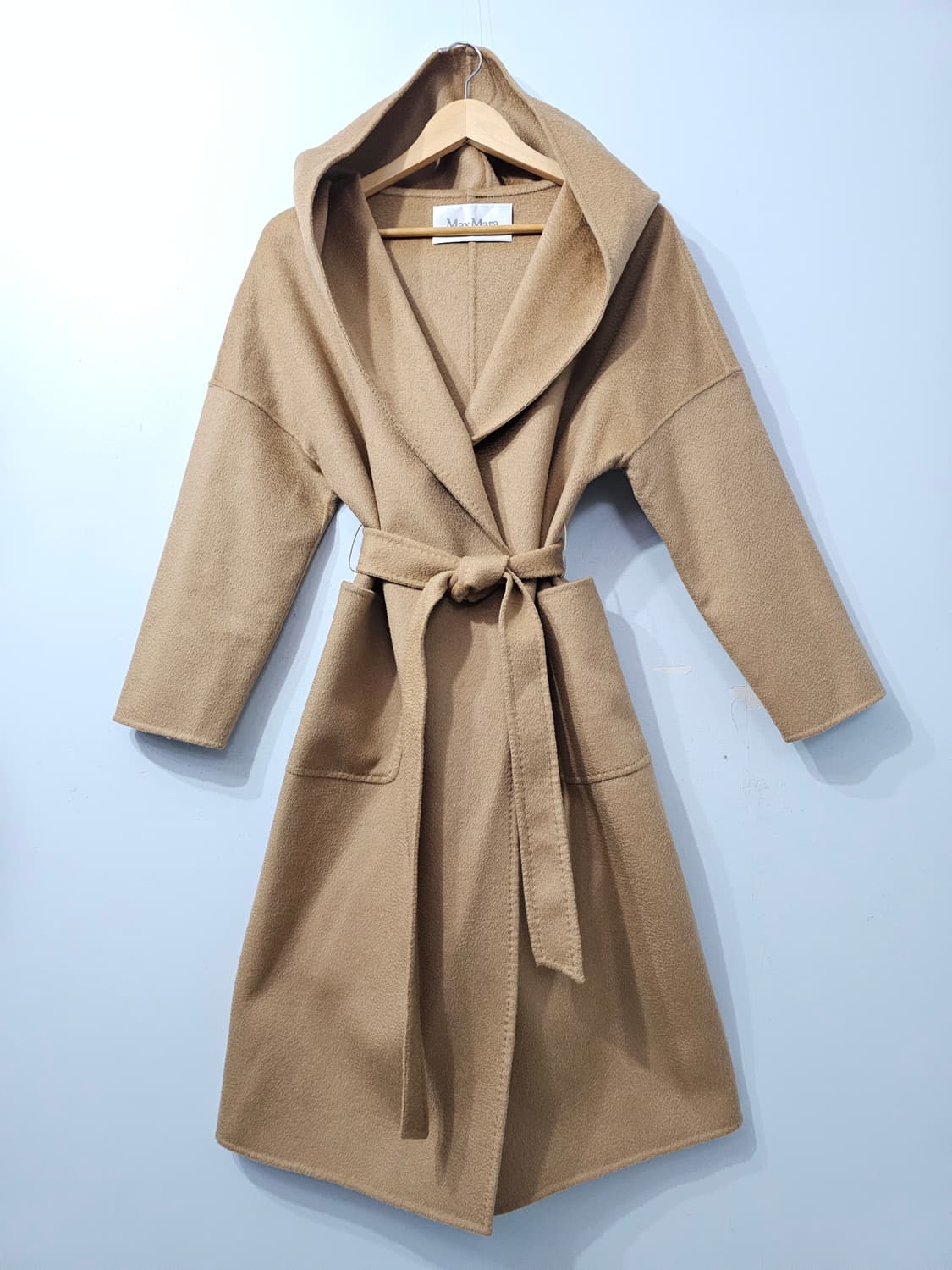 막스마라 후드 롱 코트 캐시미어 혼방 FREE 상품이미지1