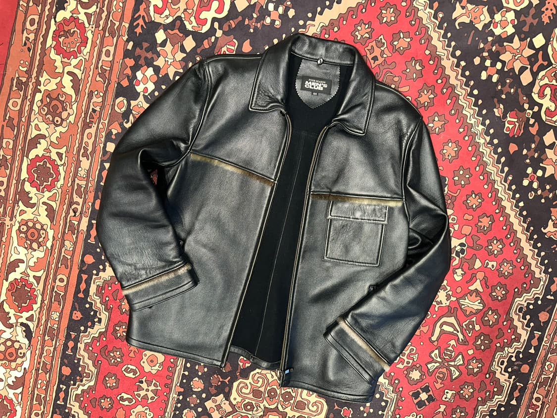 ( L ) 레더자켓 봄버자켓 가죽자켓 워크웨어 아메카지 스포츠가죽 상품이미지5