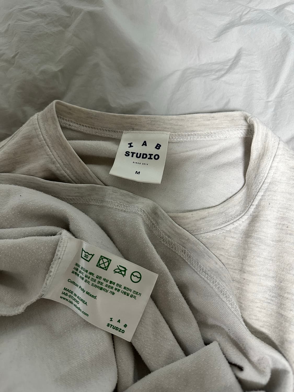 아이앱 스튜디오 롱슬리브 라이트 그레이 상품이미지4