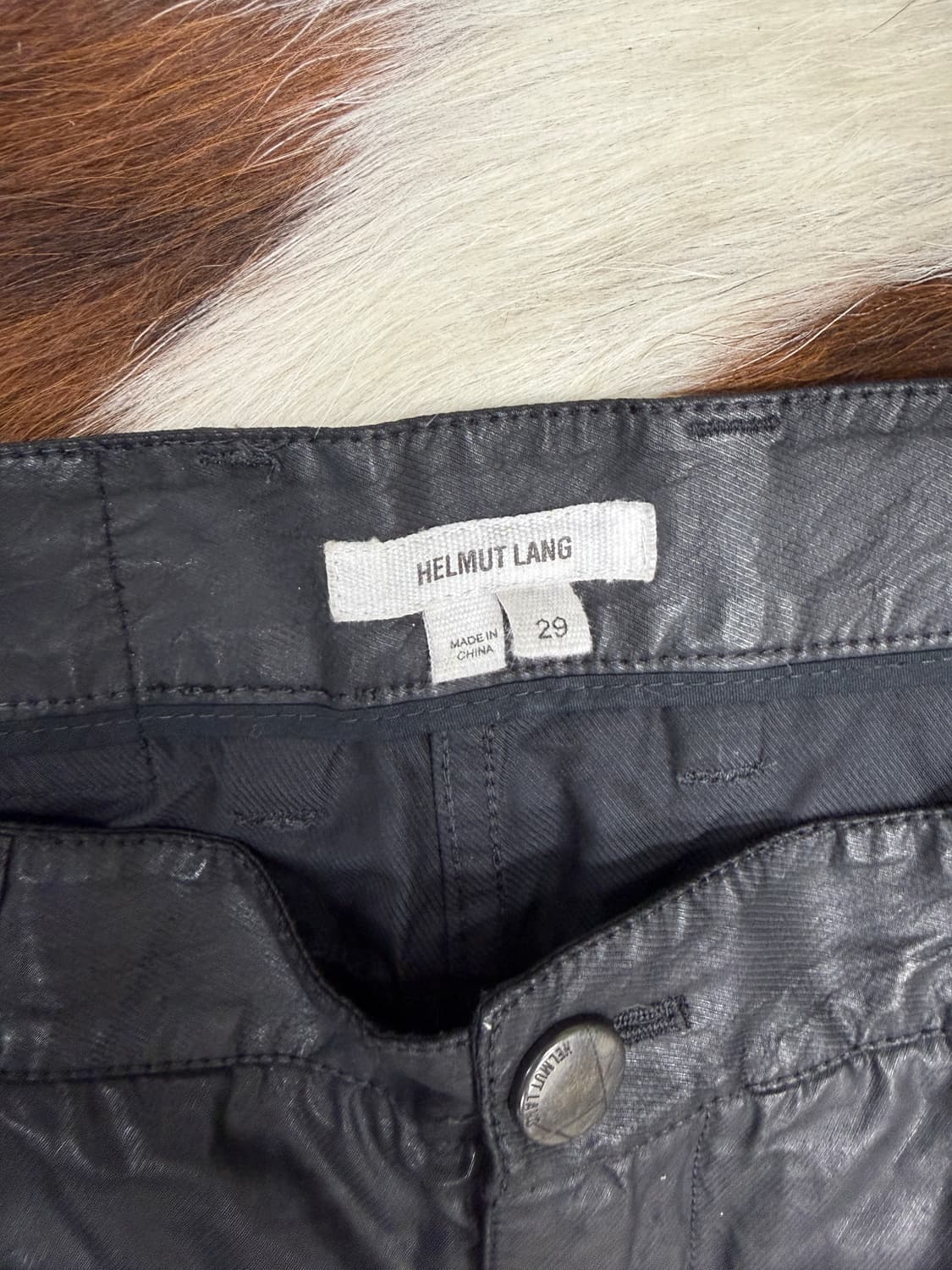 헬무트랭 사루엘 코팅 지퍼 팬츠 상품이미지8