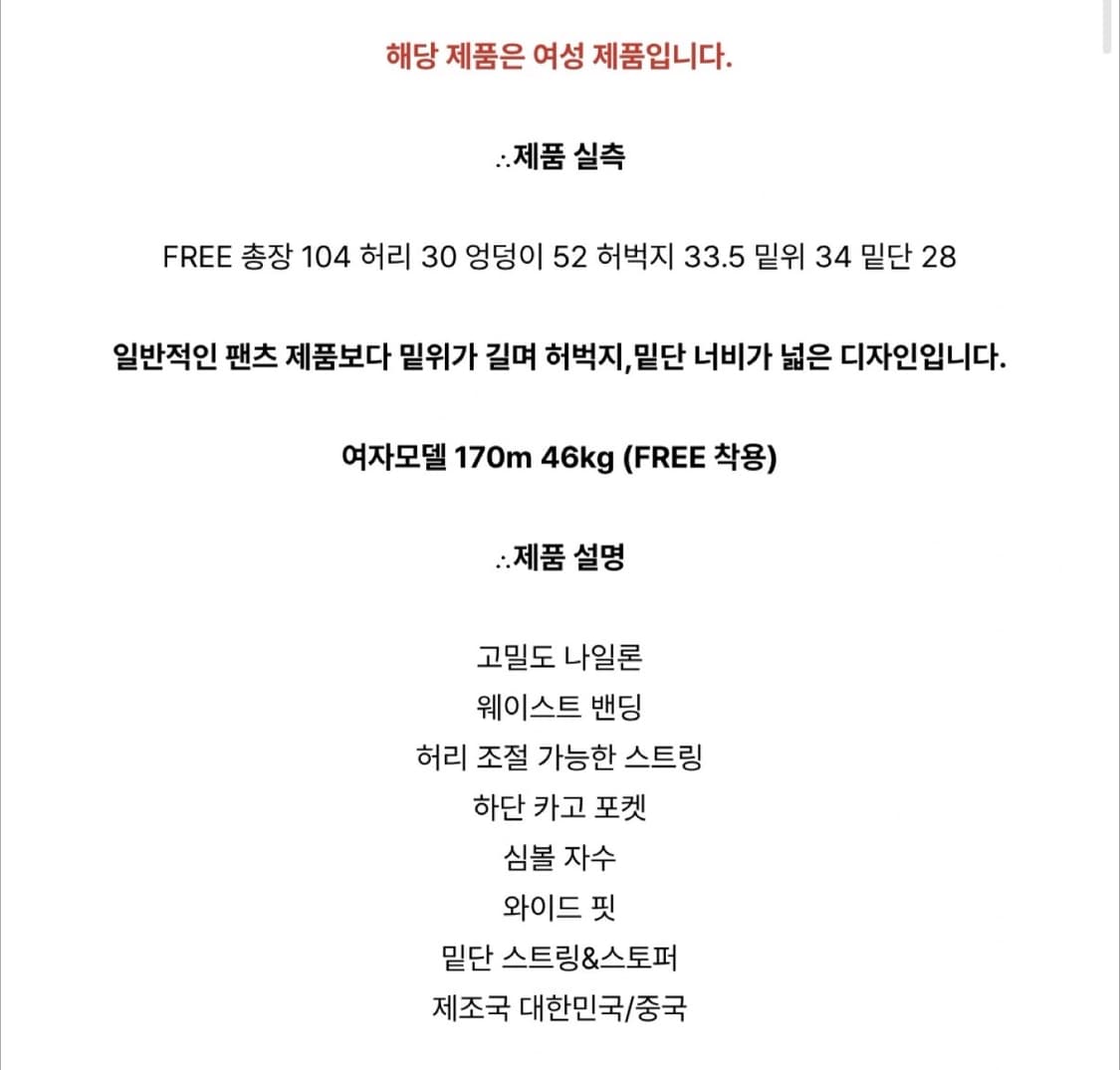 더아이덴티티 카고팬츠 상품이미지5