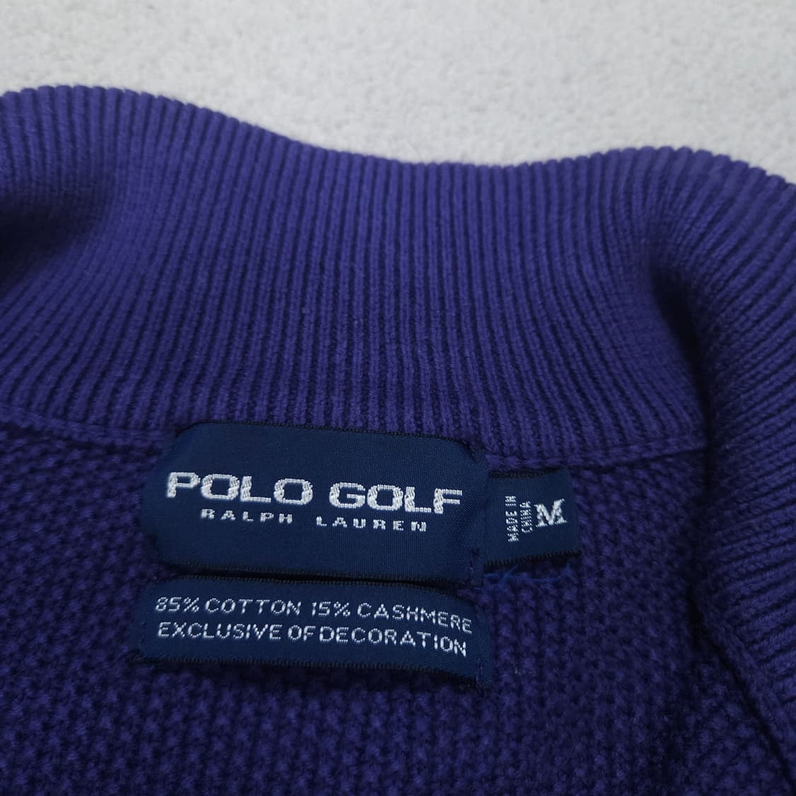 폴로 골프 반집업 니트 m 상품이미지3