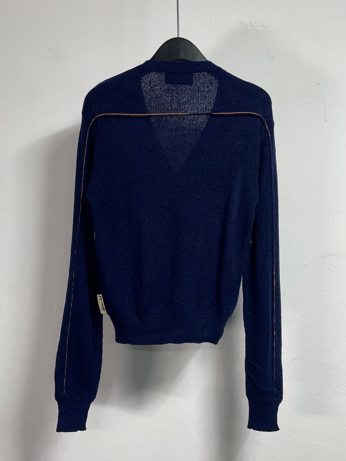 앤더슨벨 우먼스 아가일 자수 브이넥 가디건 (on.229) 상품이미지3