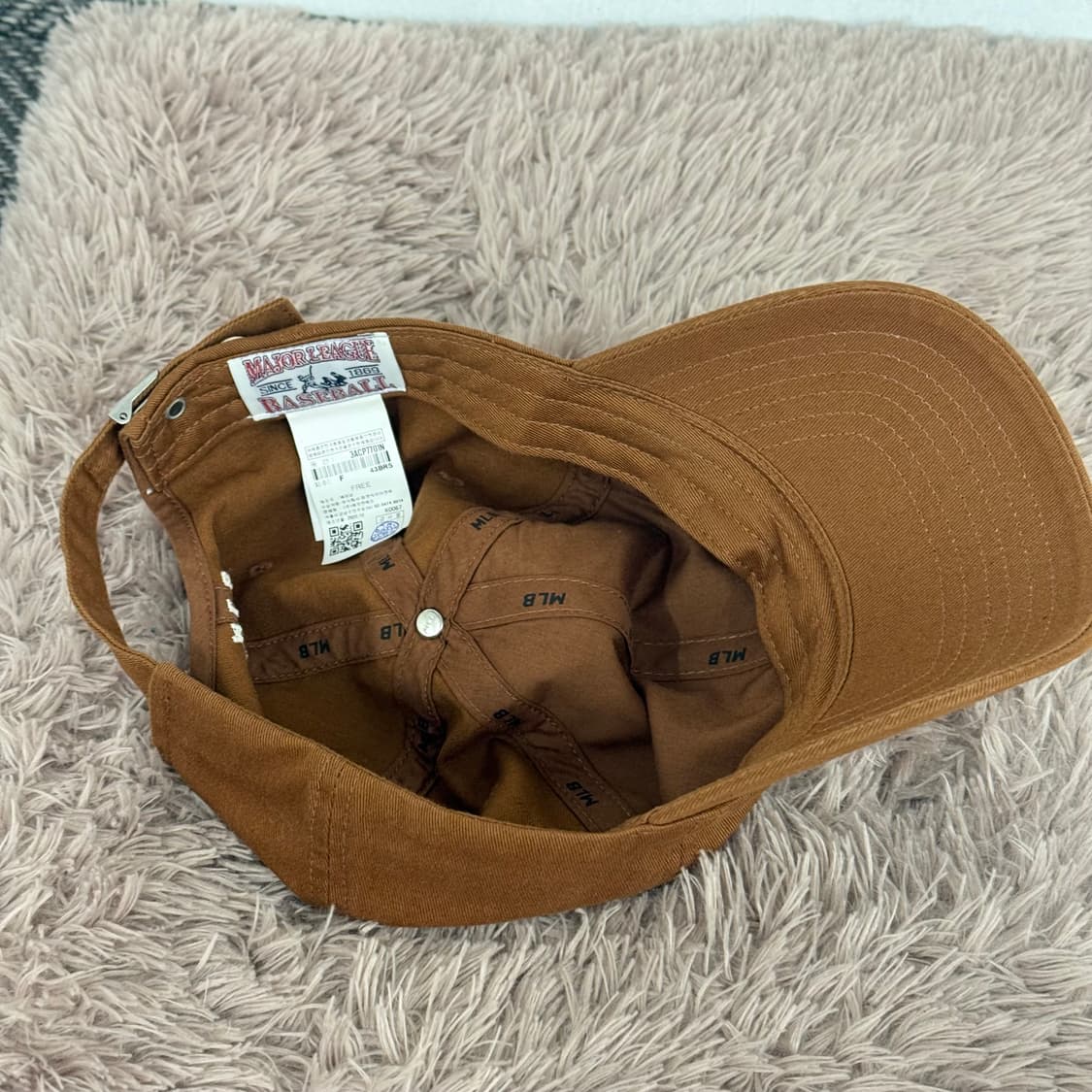 엠엘비 보스턴 B 로고 브라운 볼캡 상품이미지5