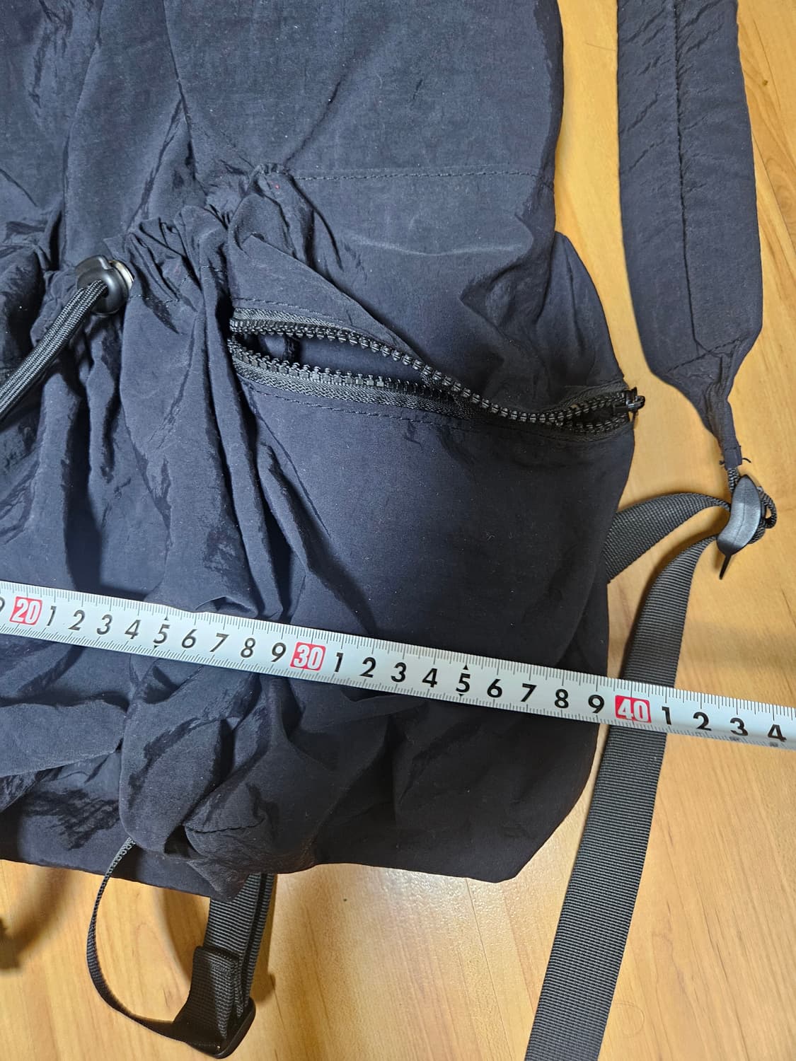 무지 스트링 백팩 상품이미지3