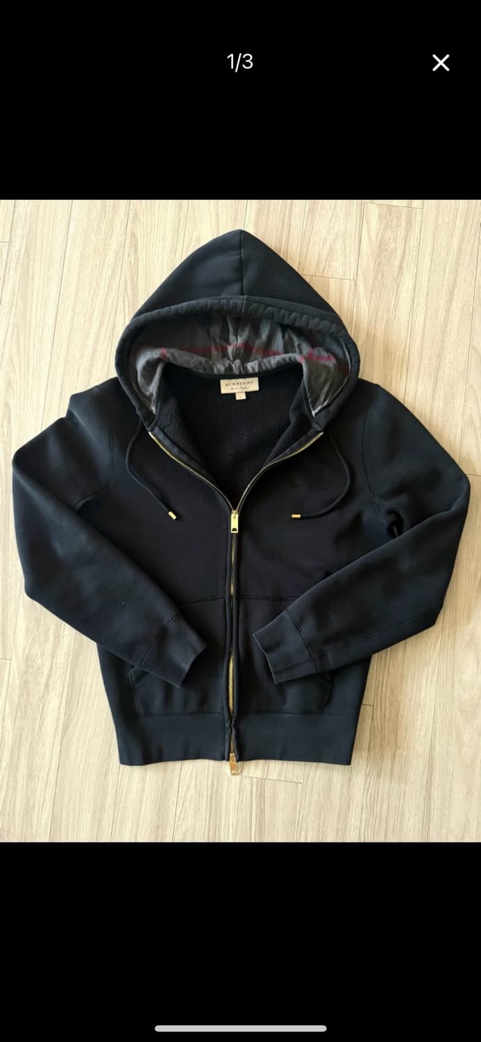 버버리 후드집업 금장 상품이미지1