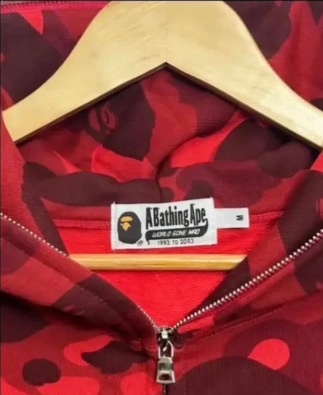 베이프 적계 샤크 후드집업 판매 상품이미지4