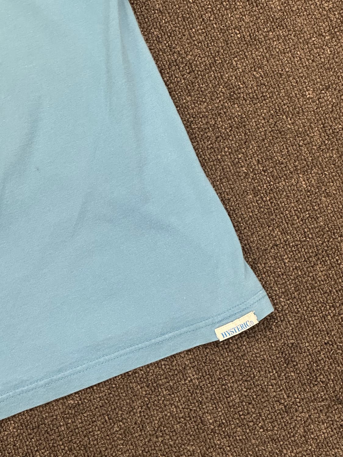 OS)히스테릭 글래머 빈티지 블루 그래픽 프린팅 락 반팔 상품이미지7