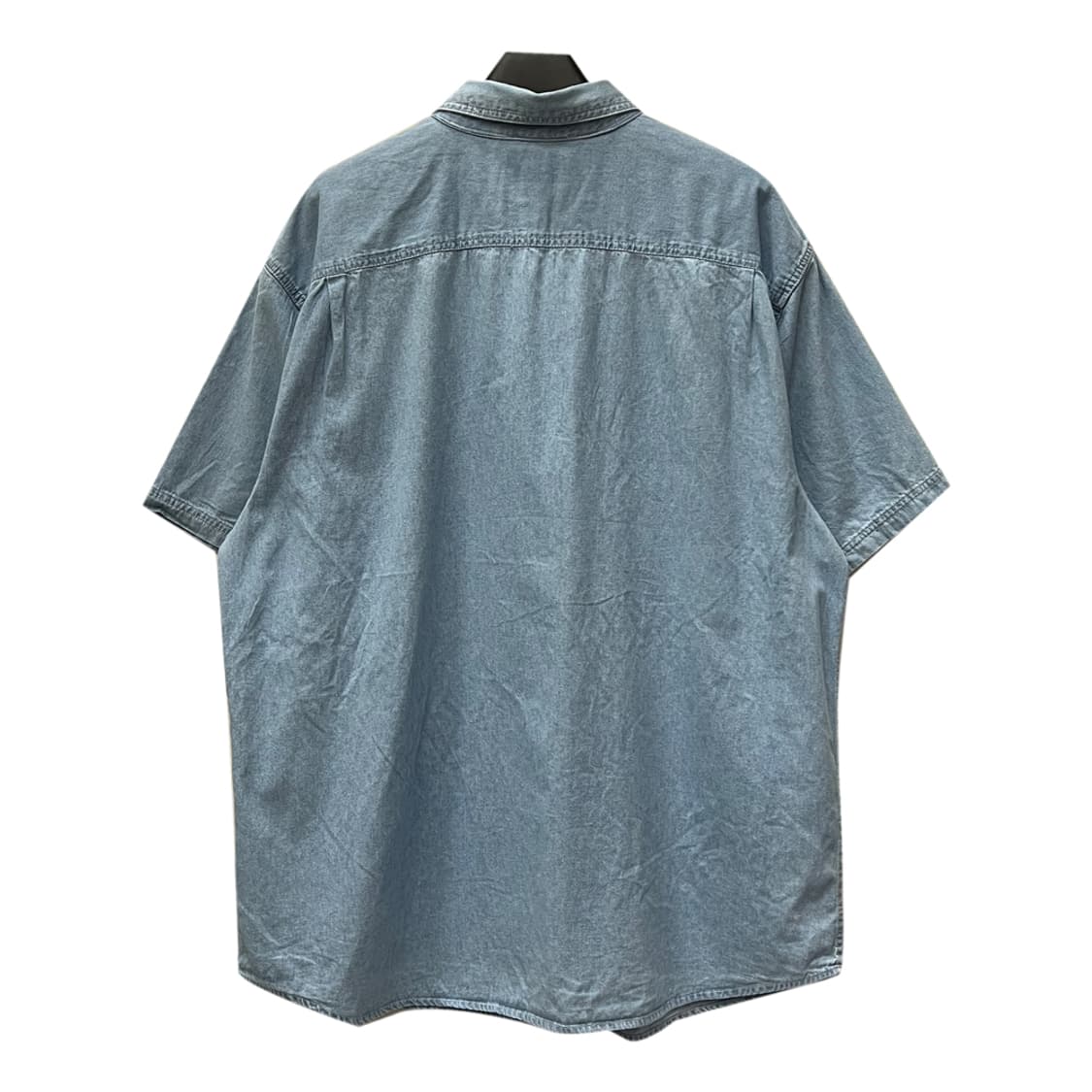 칼하트 리메이크 연청 반팔 데님 셔츠 청남방 2XL 상품이미지2