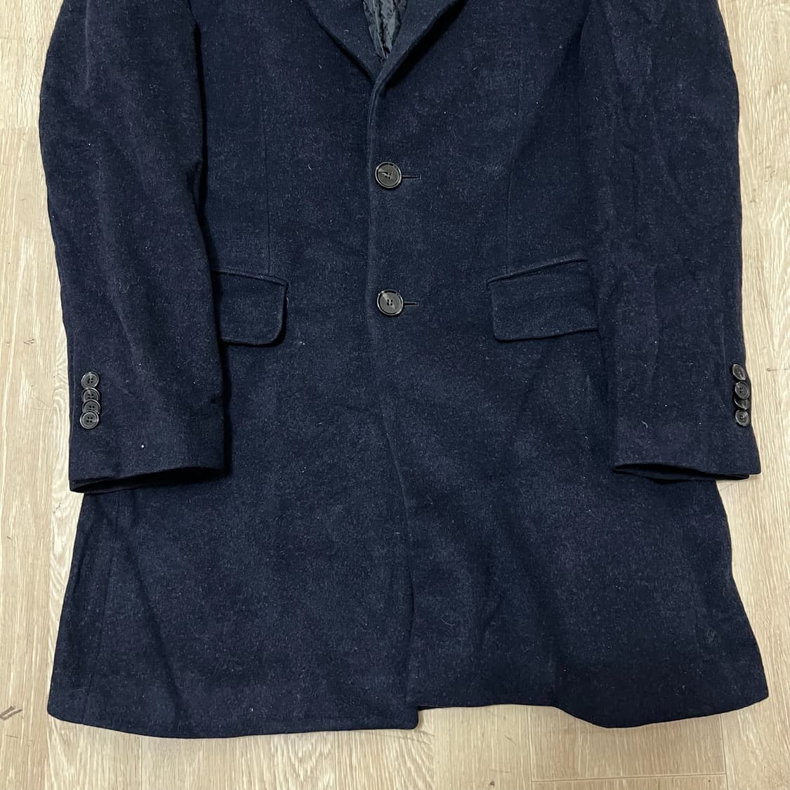 본 BON 남성 누빔 캐시미어 싱글 코트 M/95  상품이미지3